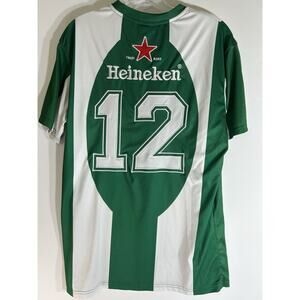 Heineken UEFA Champions League #12 Vintage Soccer Futbol Jersey Men’s Size L